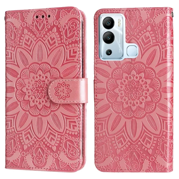 ART MANDALA Peňaženkové puzdro Infinix Hot 12i ružové