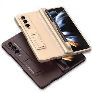 GKK SUPPORT Kryt so stojanom Samsung Galaxy Z Fold4 5G ružovozlatý