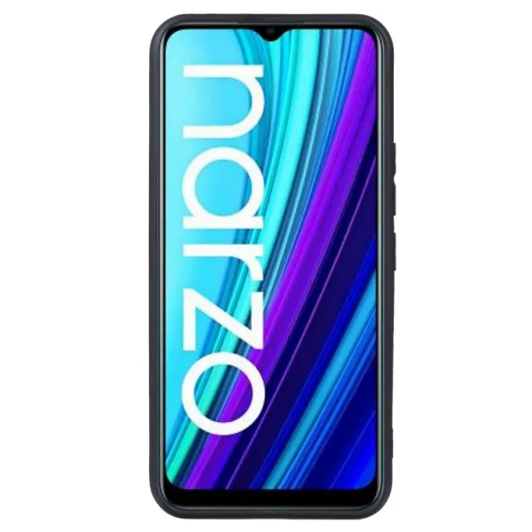 Silikónový kryt pre Realme Narzo 30A čierny