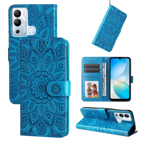 ART MANDALA Peňaženkové puzdro Infinix Hot 12i modré