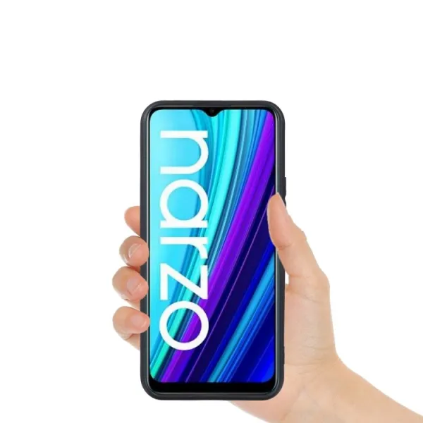 Silikónový kryt pre Realme Narzo 30A čierny