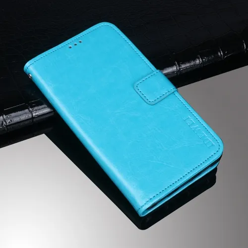 IDEWEI Peňaženkový kryt Doogee S97 Pro svetlomodrý