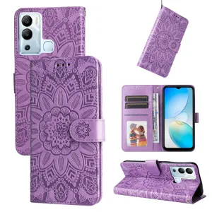 ART MANDALA Peňaženkové puzdro Infinix Hot 12i fialové