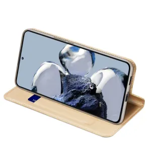 DUX Peňaženkový kryt Xiaomi 12T / 12T Pro zlatý