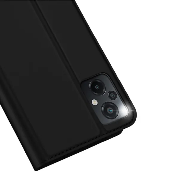 Dux Ducis Skin Pro knižkové puzdro na Xiaomi Poco M5, čierne
