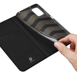 Dux Ducis Skin Pro knižkové puzdro na Xiaomi Poco M5, čierne