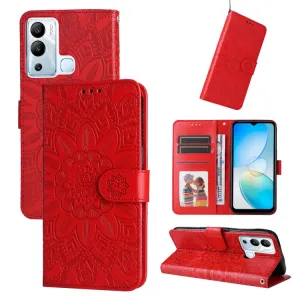 ART MANDALA Peňaženkové puzdro Infinix Hot 12i červené