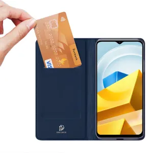DUX Peňaženkový kryt Xiaomi Poco M5 modrý