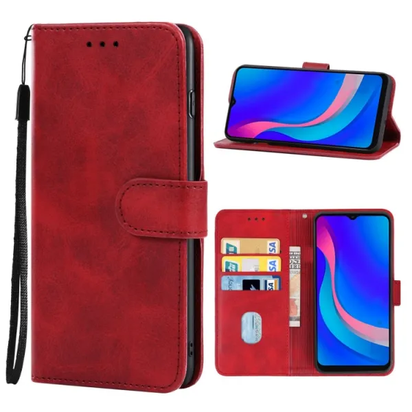 SMOOTH Peňaženkové puzdro pre TCL 305i červené