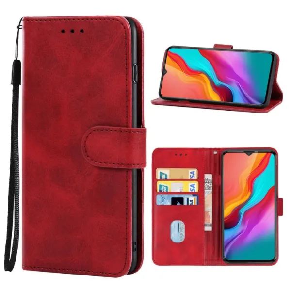 SMOOTH Peňaženkové puzdro pre Infinix Hot 12i červené
