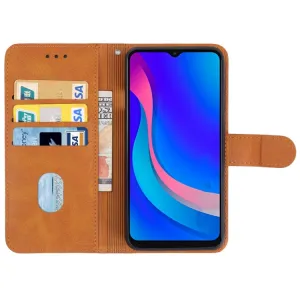 SMOOTH Peňaženkové puzdro pre TCL 305i hnedé