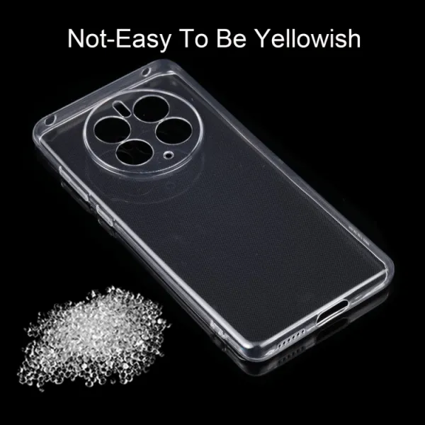 Silikónový kryt pre Huawei Mate 50 Pro priehľadný