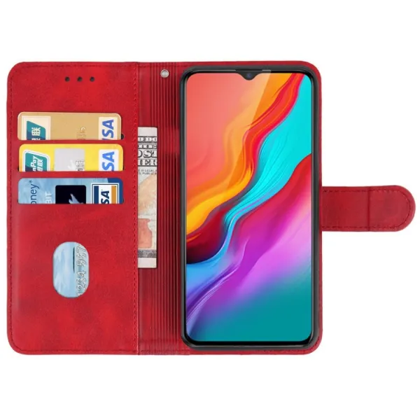 SMOOTH Peňaženkové puzdro pre Infinix Hot 12i červené