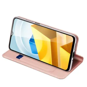 DUX Peňaženkový kryt Xiaomi Poco M5 ružový