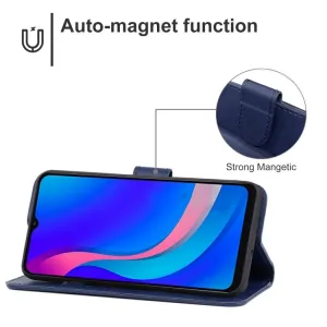 SMOOTH Peňaženkové puzdro pre TCL 305i modré