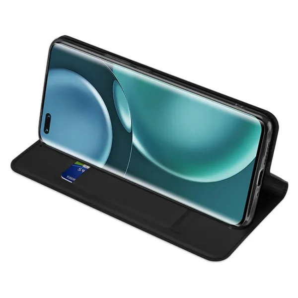DUX Peňaženkový kryt Honor Magic4 Pro 5G čierny