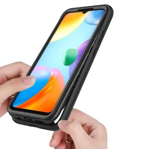 DUAL Obojstranný kryt pre Xiaomi Redmi 10C tmavomodrý