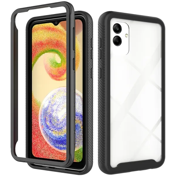 DUAL Obojstranný kryt pre Samsung Galaxy A04 čierny