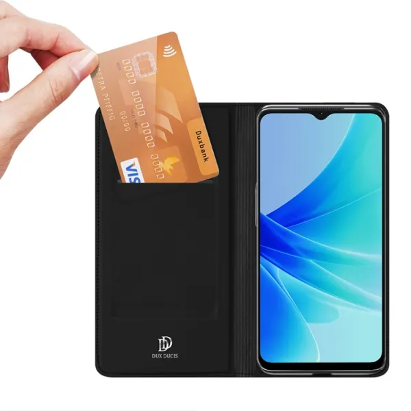 DUX Peňaženkový kryt Oppo A57s čierny