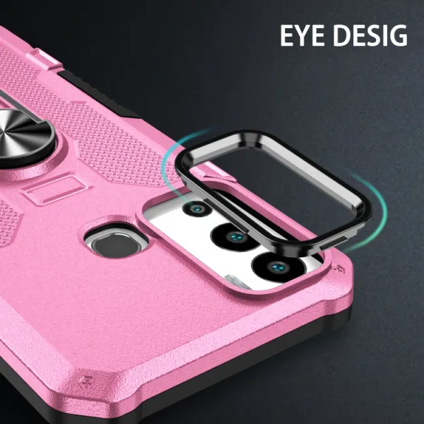 EXTRA RING Obal s držiakom pre Infinix Hot 12i ružový
