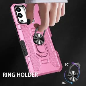 EXTRA RING Obal s držiakom pre Infinix Hot 12i ružový