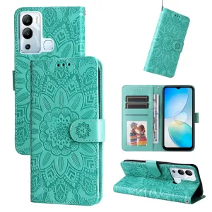 ART MANDALA Peňaženkové puzdro Infinix Hot 12i zelené