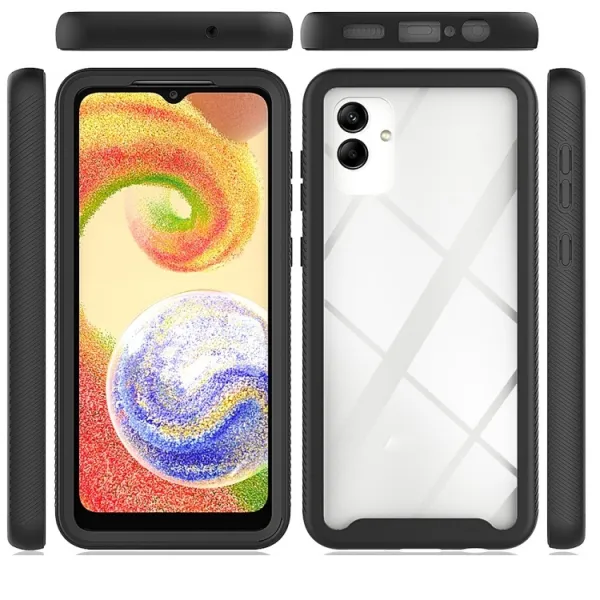 DUAL Obojstranný kryt pre Samsung Galaxy A04 čierny