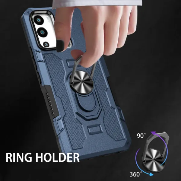 EXTRA RING Obal s držiakom pre Infinix Hot 12i modrý