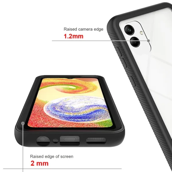 DUAL Obojstranný kryt pre Samsung Galaxy A04 čierny