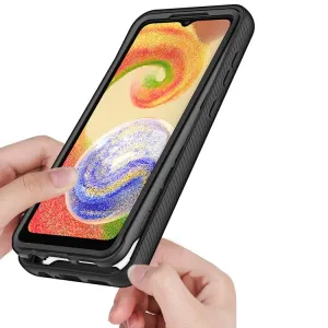 DUAL Obojstranný kryt pre Samsung Galaxy A04 čierny