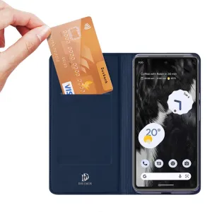 DUX Peňaženkový kryt Google Pixel 7 Pro modrý
