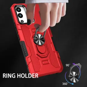 EXTRA RING Obal s držiakom pre Infinix Hot 12i červený
