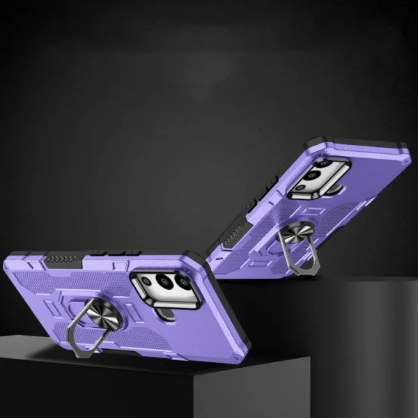 EXTRA RING Obal s držiakom pre Infinix Hot 12i fialový