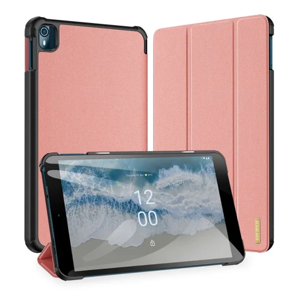 DUX DOMO Zaklápacie puzdro Nokia T10 ružové
