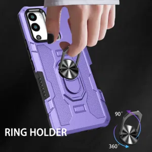 EXTRA RING Obal s držiakom pre Infinix Hot 12i fialový