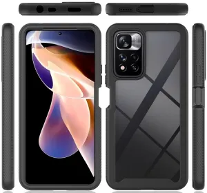 DUAL Obojstranný kryt pre Xiaomi Redmi Note 11 Pro+ 5G červený