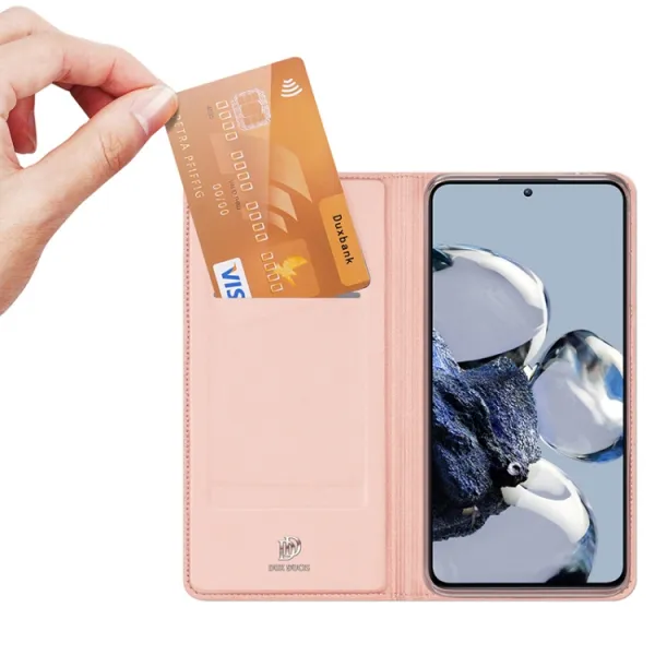 DUX Peňaženkový kryt Xiaomi 12T / 12T Pro ružový