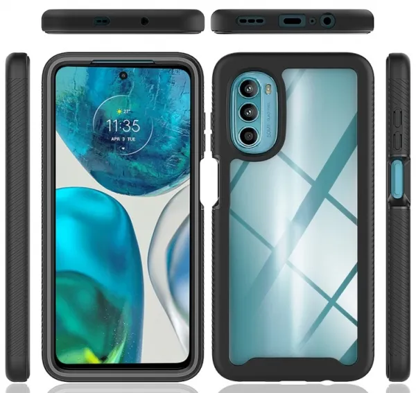 DUAL Obojstranný kryt pre Motorola Moto G52 / G82 červený