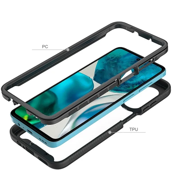 DUAL Obojstranný kryt pre Motorola Moto G52 / G82 červený