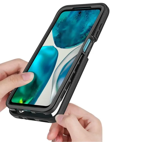 DUAL Obojstranný kryt pre Motorola Moto G52 / G82 červený