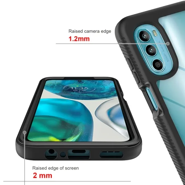 DUAL Obojstranný kryt pre Motorola Moto G52 / G82 červený