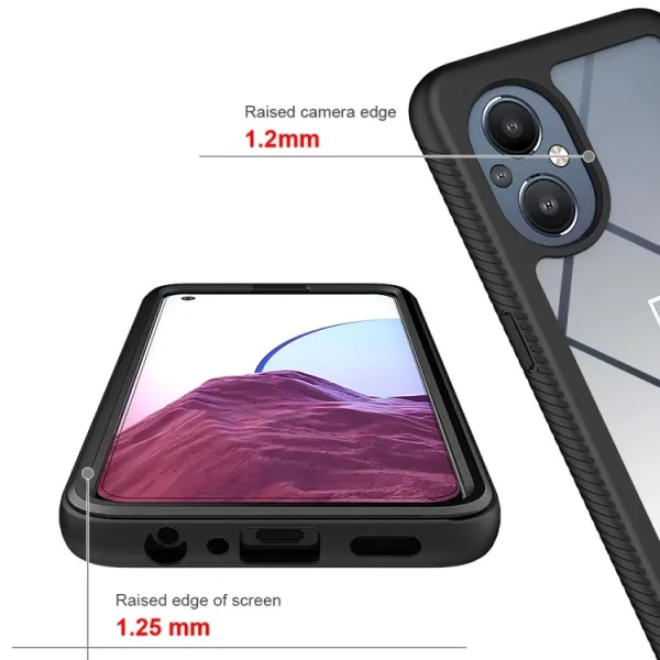 DUAL Obojstranný kryt pre OnePlus Nord N20 5G čierny