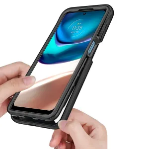 DUAL Obojstranný kryt pre Motorola Moto G42 tmavomodrý