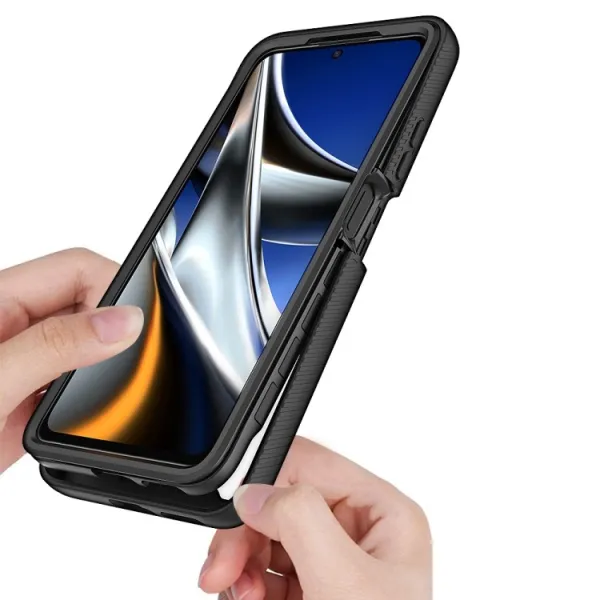 DUAL Obojstranný kryt pre Xiaomi Poco X4 Pro 5G čierny