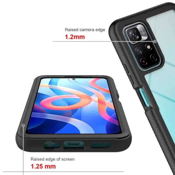 DUAL Obojstranný kryt pre Xiaomi Poco M4 Pro 5G / Redmi Note 11S 5G tmavomodrý