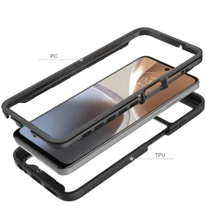 DUAL Obojstranný kryt pre Motorola Moto G32 červený
