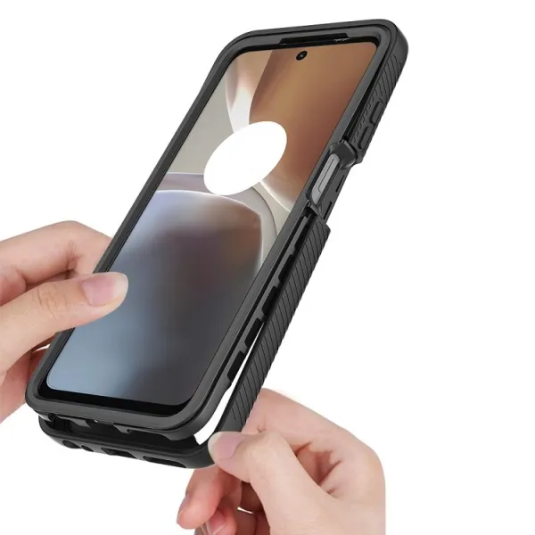 DUAL Obojstranný kryt pre Motorola Moto G32 červený