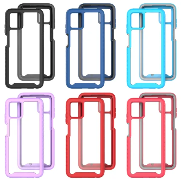 DUAL Obojstranný kryt pre Motorola Moto G32 červený