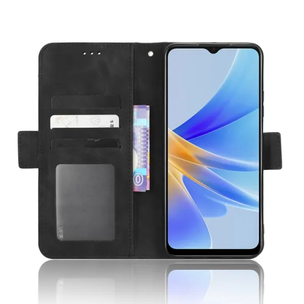 SLOT Peňaženkový obal pre Oppo A17 čierny