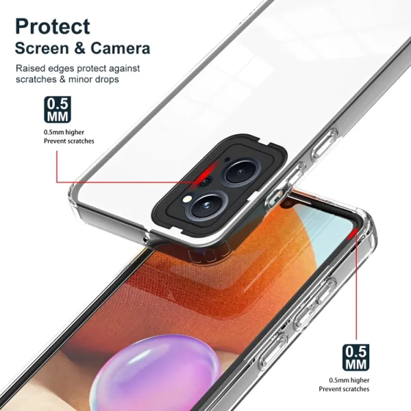 CRYSTAL Ochranný kryt pre Oppo A96 čierny